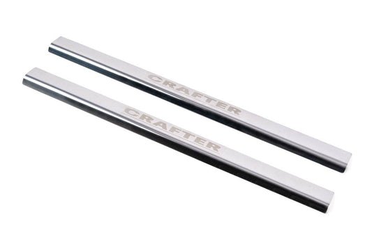 Sill Laser (2 pcs, steel) for Volkswagen Crafter 2006-2016 - Reelken Auto