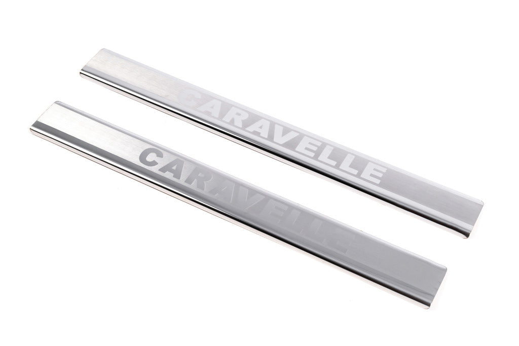Door Sill Covers VIP (2 pcs, Stainless Steel) for Volkswagen T4 Caravelle/Multivan 1990-2003 - image 4
