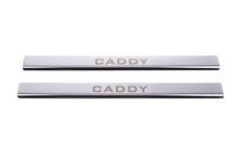 Door Sill Protectors Carmos V1 (2 pcs, Stainless Steel) for Volkswagen Caddy 2010-2015 - image 2