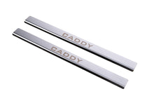 Door Sill Protectors Carmos V1 (2 pcs, Stainless Steel) for Volkswagen Caddy 2010-2015 - image 1
