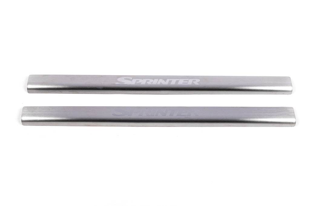 Sill Lazer-style (2 pieces, steel) for Mercedes Sprinter W906 2006-2018 - Reelken Auto