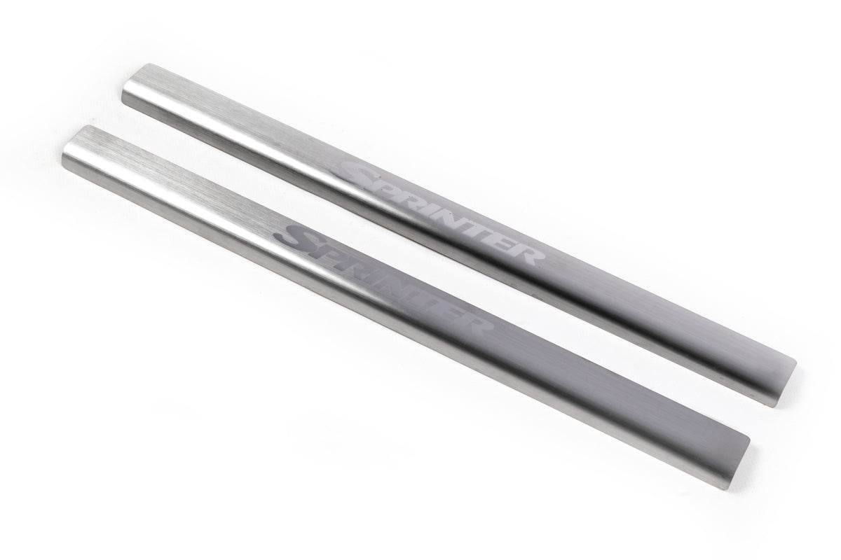 Sill Lazer-style (2 pieces, steel) for Mercedes Sprinter W906 2006-2018 - Reelken Auto
