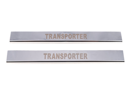 VIP Door Sill Protectors (2 pcs, Stainless Steel) for Volkswagen T4 Transporter 1990-2003 - image 2