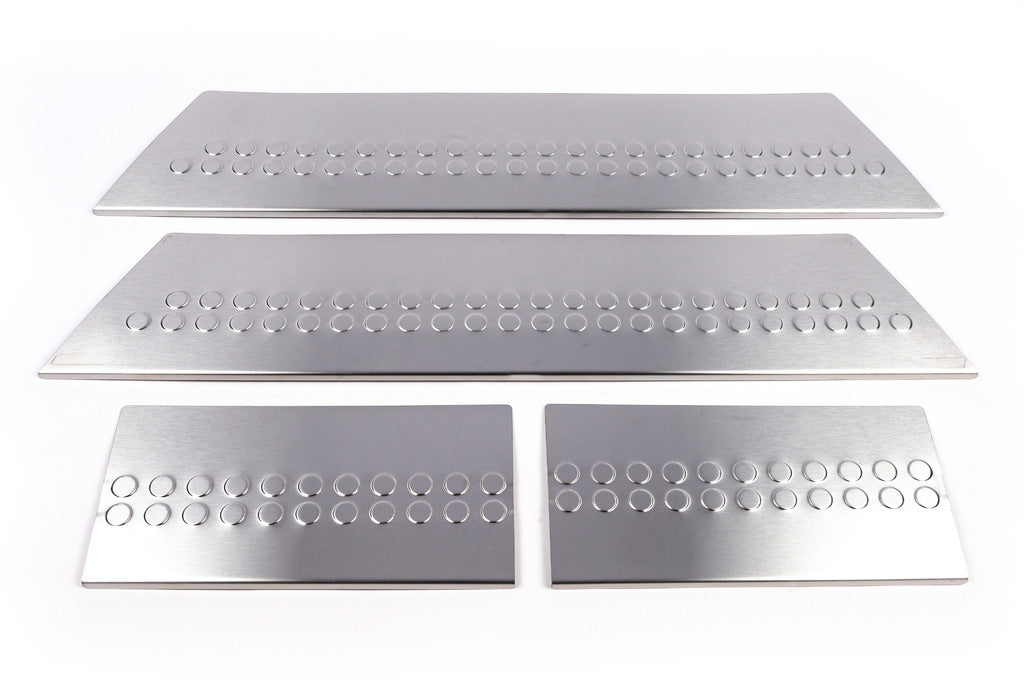 Interior door sill covers (Carmos, stainless steel) for Volkswagen T5 Transporter 2003-2010 - image 6