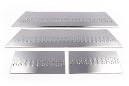 Interior door sill covers (Carmos, stainless steel) for Volkswagen T5 Transporter 2003-2010 - image 6