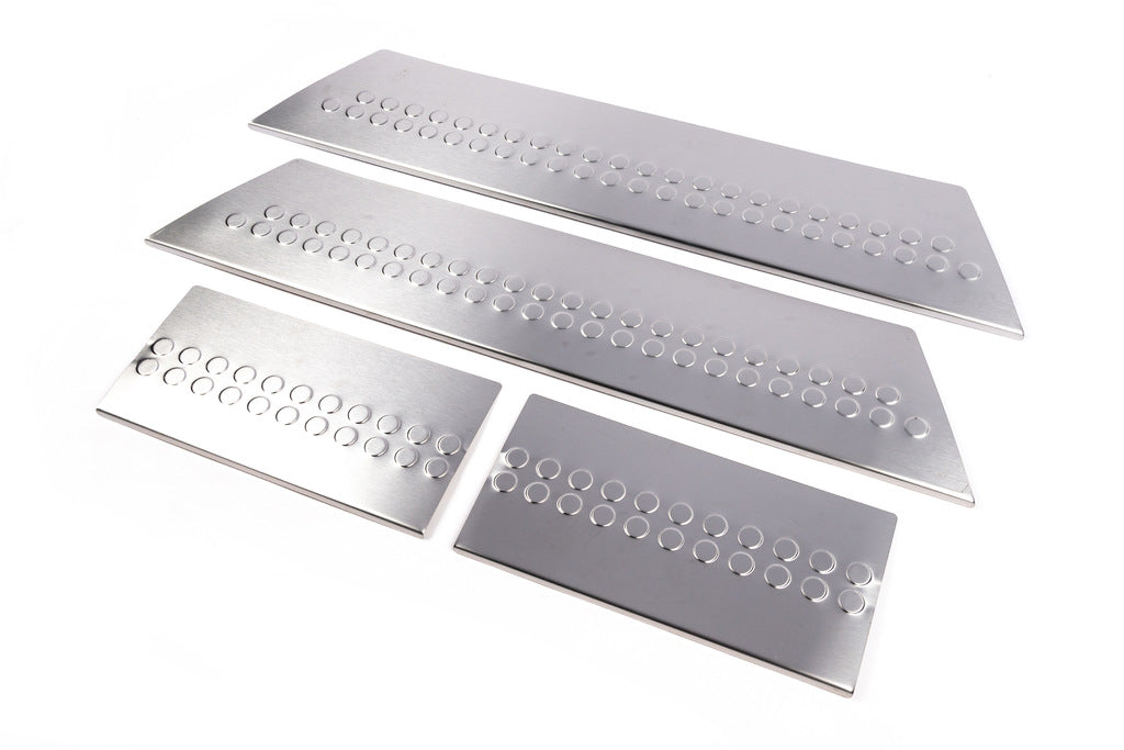 Interior door sill covers (Carmos, stainless steel) for Volkswagen T5 Transporter 2003-2010 - image 7