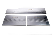 Carmos V1 Stainless Steel Inner Door Sill Protectors (3 pcs) for Volkswagen LT 1995-2006 - image 2