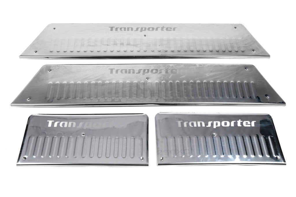 Interior door sill covers (Carmos, stainless steel) for Volkswagen T5 Transporter 2003-2010 - image 8