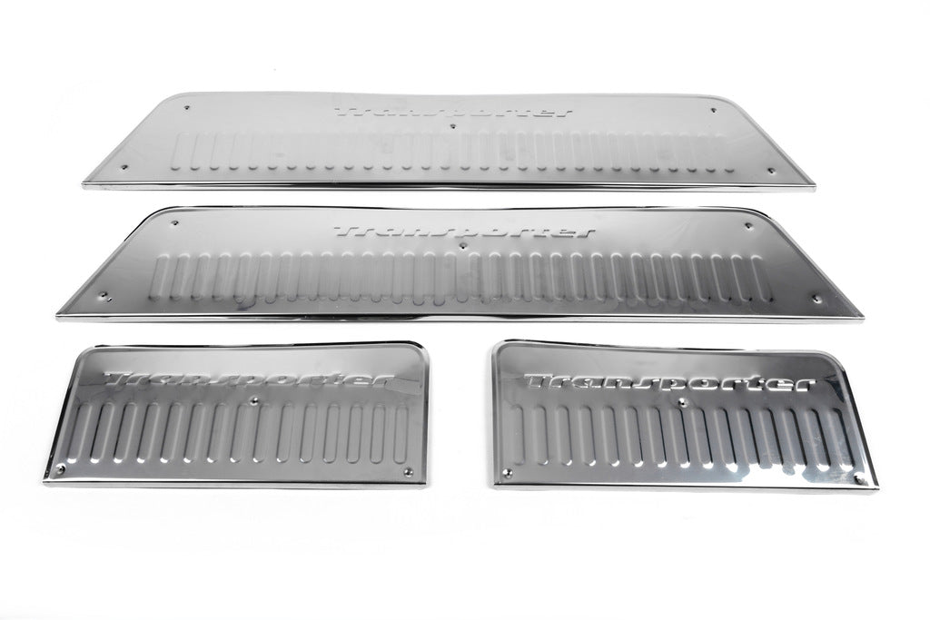 Interior door sill covers (Carmos, stainless steel) for Volkswagen T5 Transporter 2003-2010 - image 10