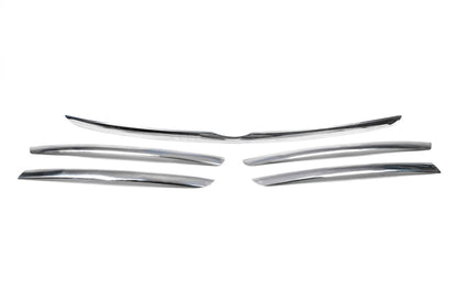 Chrome Trim Covers for Grille Edge (5 pcs, Stainless Steel) for Mercedes ML W163 1997-2005 - image 3