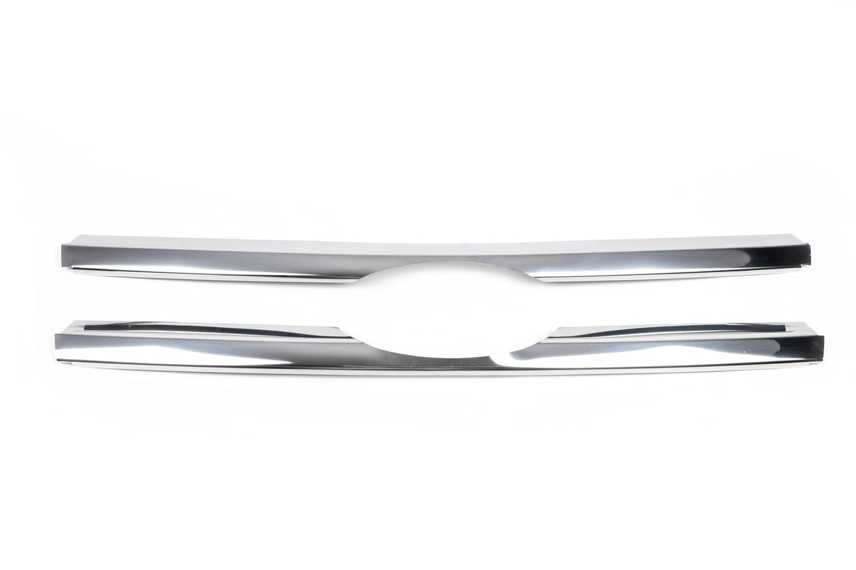 Overlay grille (2 pcs, stainless steel) for Ford Transit 2000-2014 - image 1