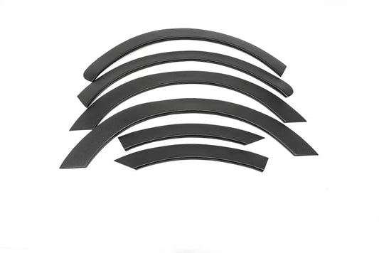 Fender flares (6 pcs, black, ABS) for Opel Vivaro 2015-2019 - image 2