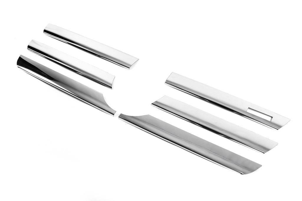 Pads on the bars wide (2002-2006, 6 pieces, stainless steel) for Mercedes Sprinter W901/902/903/904/905 1995-2006 - Reelken Auto