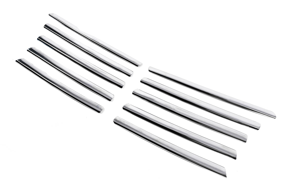 Chrome Grille Covers (V-class, Stainless Steel) for Mercedes Vito W638 1996-2003 - image 2