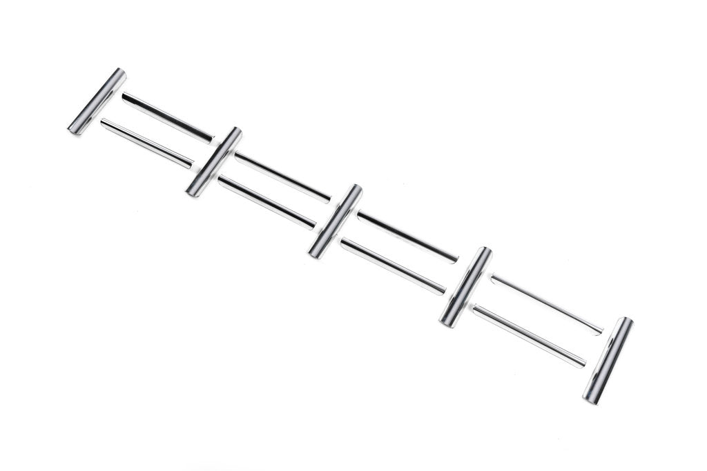 Grille trim cover (13 pcs, stainless steel) for Peugeot Bipper 2008-2017 - image 4