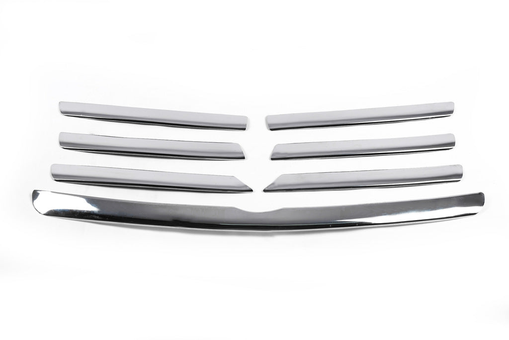 Chrome Grille Trim Covers (7 pcs, Stainless Steel) for Mercedes Vaneo W414 2001-2005 - image 2