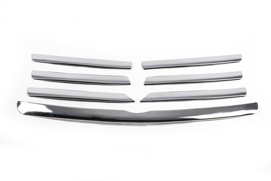 Chrome Grille Trim Covers (7 pcs, Stainless Steel) for Mercedes Vaneo W414 2001-2005 - image 2