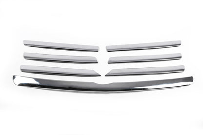 Chrome Grille Trim Covers (7 pcs, Stainless Steel) for Mercedes Vaneo W414 2001-2005 - image 2