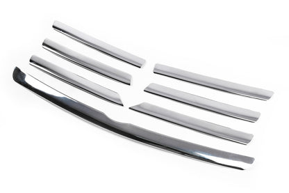 Chrome Grille Trim Covers (7 pcs, Stainless Steel) for Mercedes Vaneo W414 2001-2005 - image 3