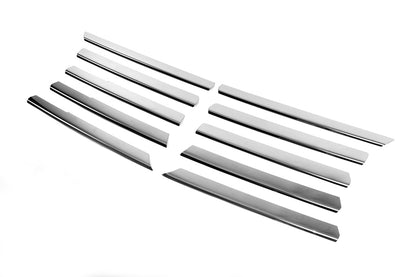 Scuff grille (10 pieces, stainless steel) for Mercedes Vito W638 1996-2003 - image 3