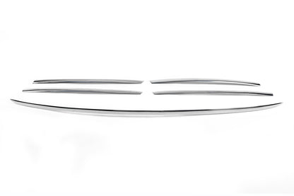 Chrome trim for radiator grille frame (2002-2006, 5 pcs, stainless steel) for Mercedes Sprinter W901/902/903/904/905 1995-2006 - image 2