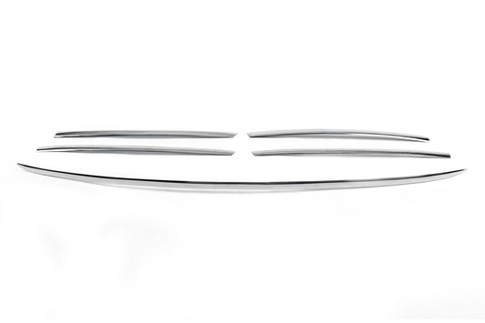 Chrome trim for radiator grille frame (2002-2006, 5 pcs, stainless steel) for Mercedes Sprinter W901/902/903/904/905 1995-2006 - image 2