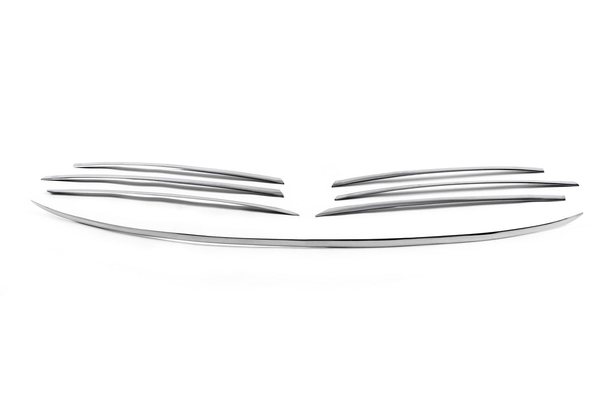 Chrome trim for grille surround (2000-2002, 7 pcs, stainless steel) for Mercedes Sprinter W901/902/903/904/905 1995-2006 - image 2