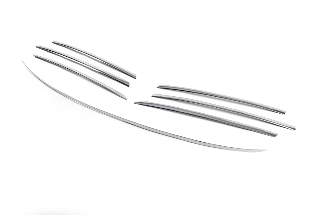 Chrome trim for grille surround (2000-2002, 7 pcs, stainless steel) for Mercedes Sprinter W901/902/903/904/905 1995-2006 - image 3