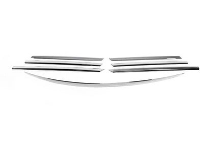 Lining on the grille (7 pieces, stainless.) for Mercedes Viano 2004-2014 - image 2