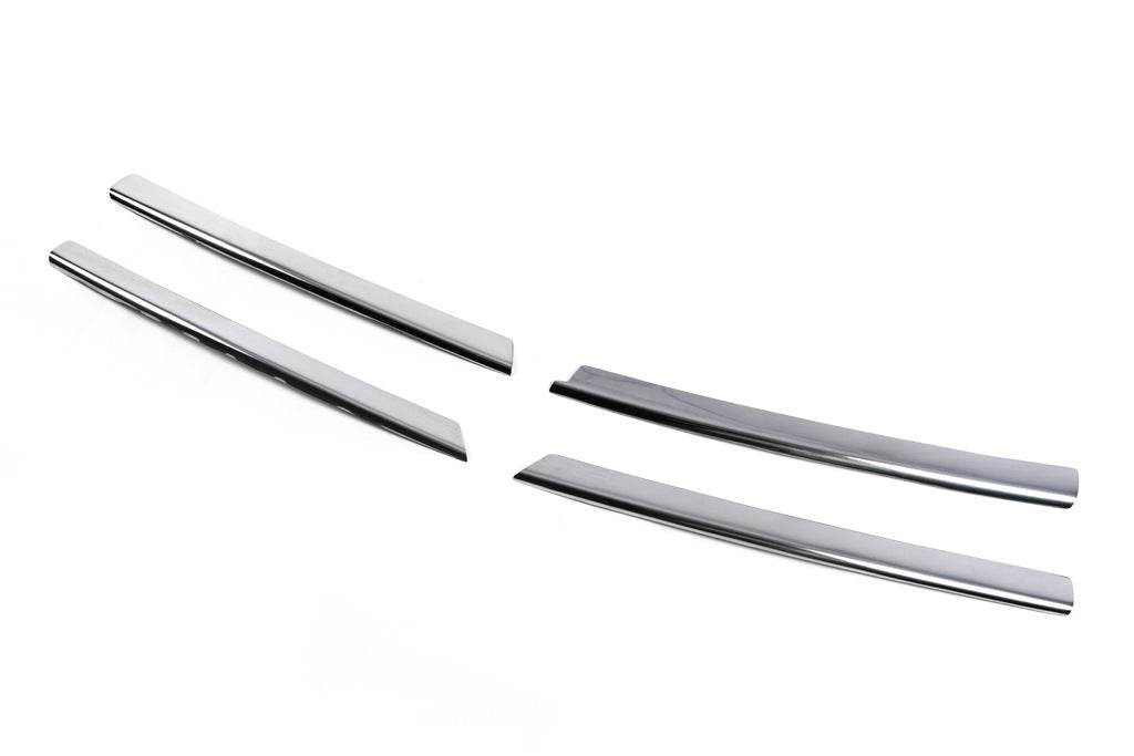 Lining on the grille (4 piece, stainless steel.) for Opel Astra H 2004-2013 - Reelken Auto