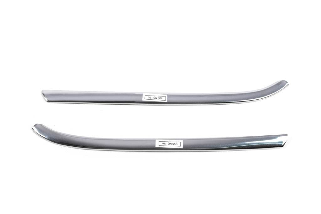 Front grille trims 2012-2015 (stainless steel) for Opel Astra J 2009-2015 - Reelken Auto
