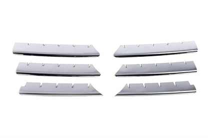 Chrome Grille Covers (Model 2004-2006, 6 pcs, Stainless Steel) for Renault Megane II 2004-2009 - image 3