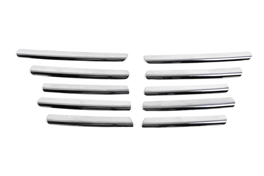 Grill pads (stainless) for Opel Vectra B 1995-2002 - Reelken Auto