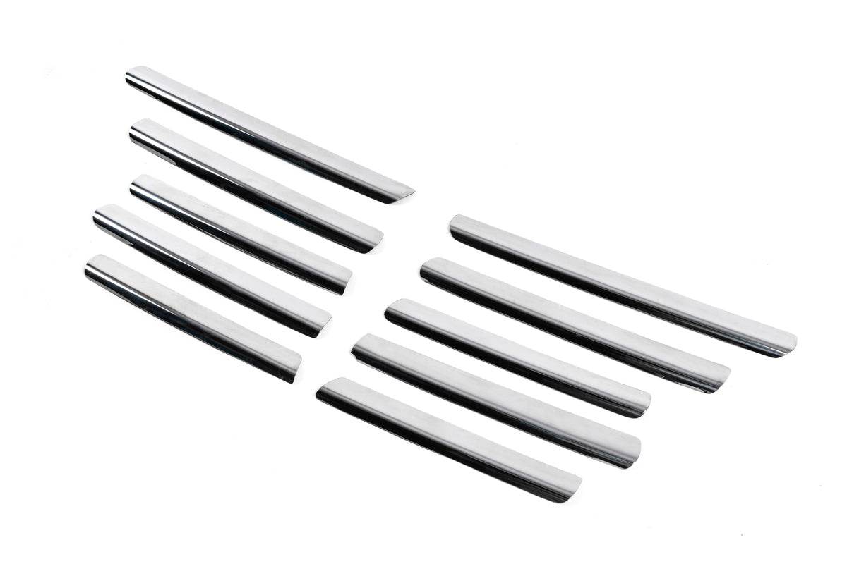 Grill pads (stainless) for Opel Vectra B 1995-2002 - Reelken Auto