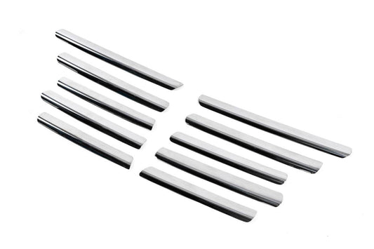 Grill pads (stainless) for Opel Vectra B 1995-2002 - Reelken Auto