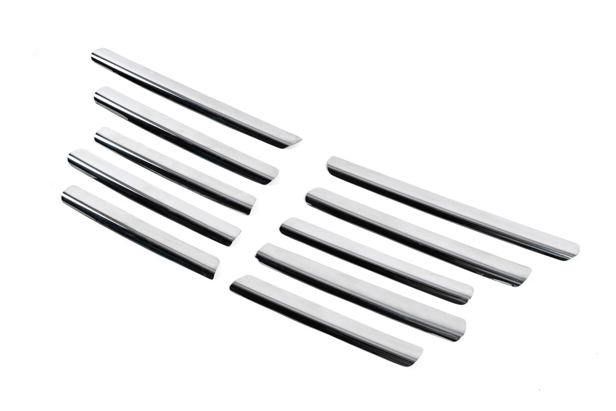 Chrome Grille Covers (Stainless Steel) for Opel Vectra B 1995-2002 - image 2
