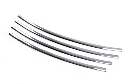 Overlays on a bumper (2013↗, stainless steel) for Renault Fluence 2009-2016 - image 3