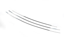 Chrome Grille Covers (3 pcs, Stainless Steel) for Peugeot 407 2004-2011 - image 2