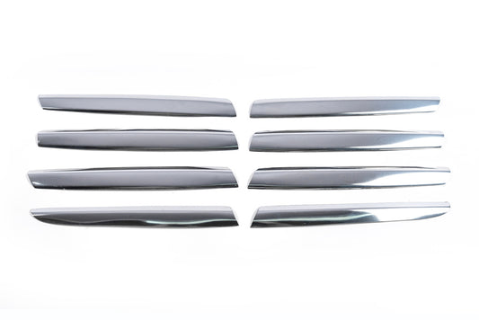 Scuff grille (8 pieces, stainless steel.) for Nissan Qashqai 2007-2010 - image 2
