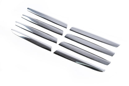 Scuff grille (8 pieces, stainless steel.) for Nissan Qashqai 2007-2010 - image 3