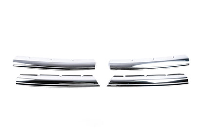 Chrome Grille Covers 2010-2016 (wide strips, 4 pcs, stainless steel) for Volkswagen Amarok 2010-2022 - image 2