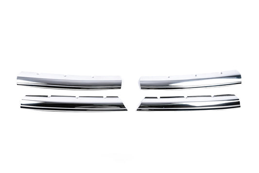 Chrome Grille Covers 2010-2016 (wide strips, 4 pcs, stainless steel) for Volkswagen Amarok 2010-2022 - image 2