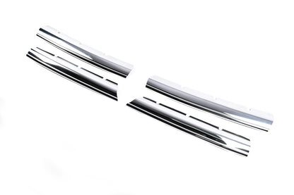 Chrome Grille Covers 2010-2016 (wide strips, 4 pcs, stainless steel) for Volkswagen Amarok 2010-2022 - image 3