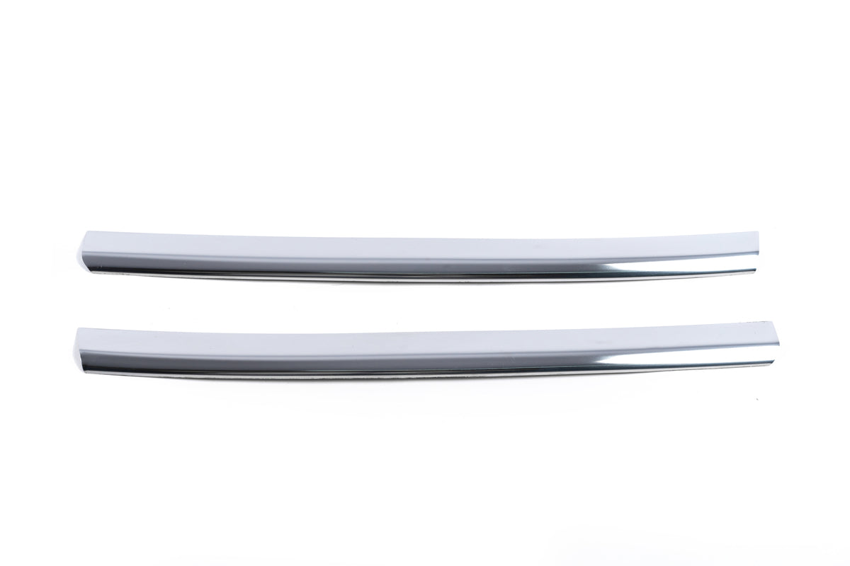 Lining on the grille (2 PCs, stainless steel) for Volkswagen Caddy 2015-2020 - image 8
