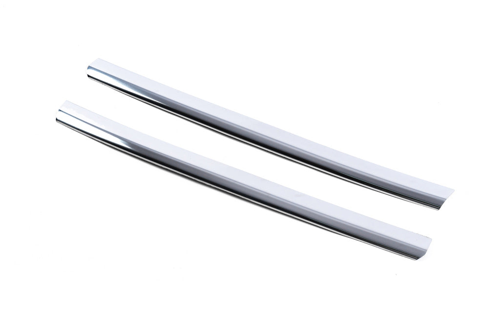 Lining on the grille (2 PCs, stainless steel) for Volkswagen Caddy 2015-2020 - image 9