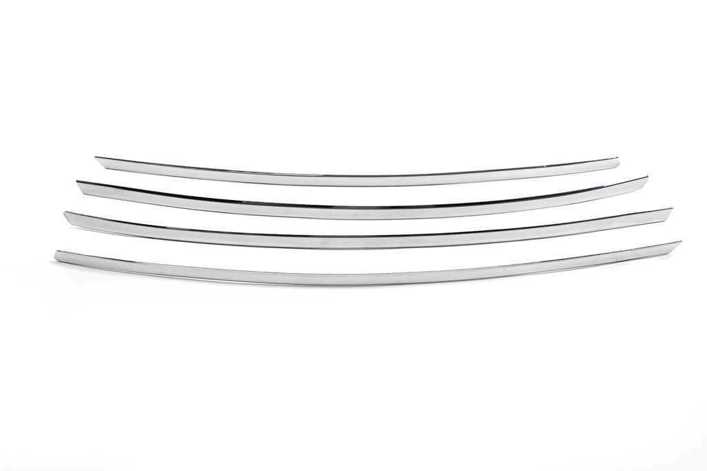 Grille overlays 2010-2016 (narrow strips, 4 pcs., stainless steel) for Volkswagen Amarok 2010-2022 - image 3