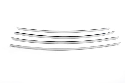 Grille overlays 2010-2016 (narrow strips, 4 pcs., stainless steel) for Volkswagen Amarok 2010-2022 - image 3