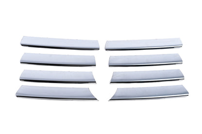 Chrome Grille Covers (8 pcs, Stainless Steel) for Volkswagen Bora 1998-2004 - image 2