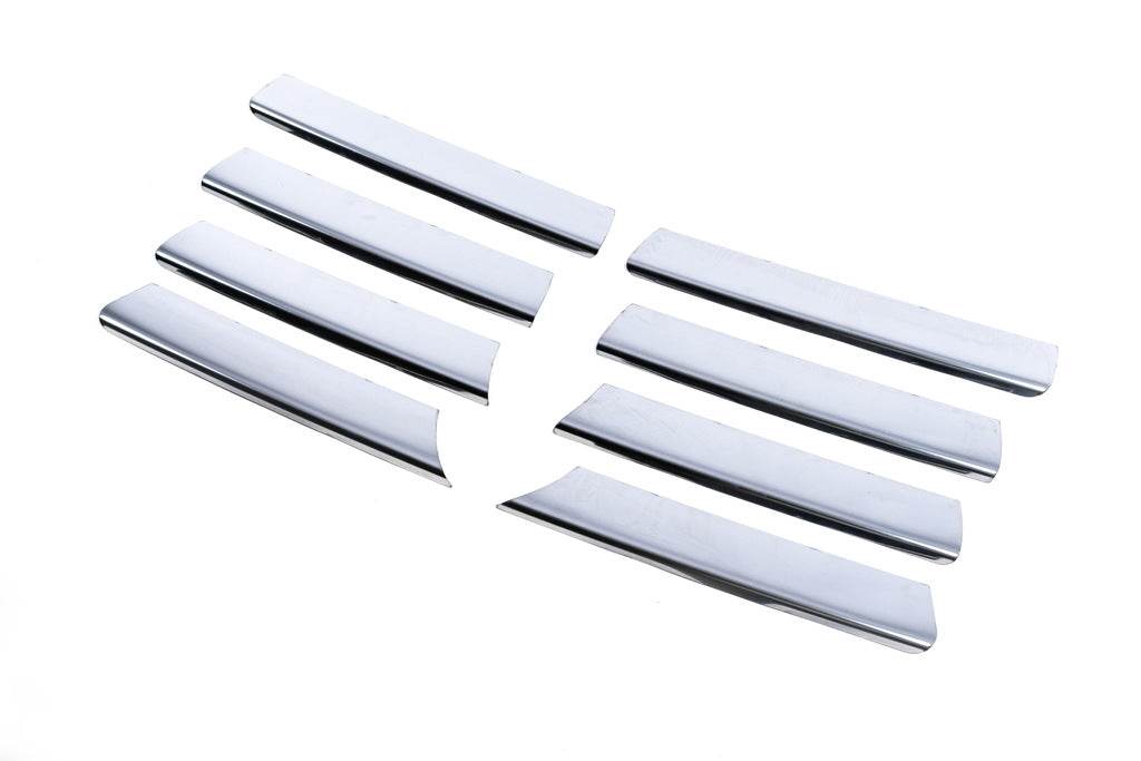 Scuff grille (8 pieces, stainless steel) for Volkswagen Bora 1998-2004 - Reelken Auto
