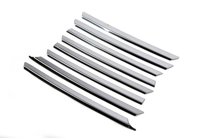 Lining on the grille (8 strips, stainless steel) for Volkswagen T5 Transporter 2003-2010 - image 4